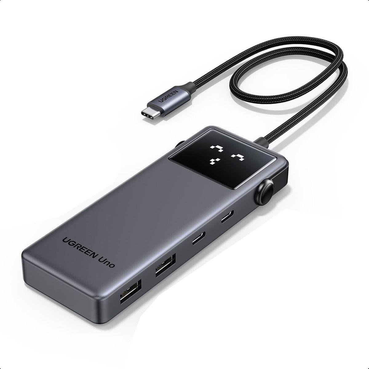 Alternative view of UGREEN Uno 6合1 USB-C Hubs 集線器 多功能擴展器 轉換器 | 4K 60Hz | PD100W | USB 3.2 | CM888/ 35998