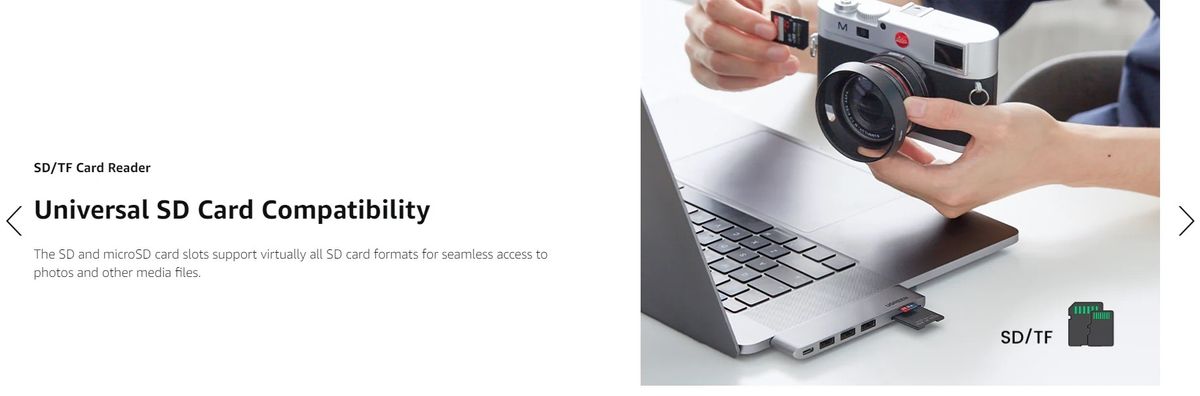 UGREEN 8211 6合2 USB C 集線器適用於 MacBook ProAir  6 IN 2  100W  SD TF  3x USB 30  Thunderbolt 3 6K 60Hz  CM25