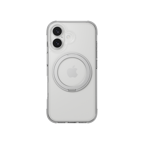 MAGEASY iPhone 17 - MagStand 360 M 磁吸旋轉支架防摔手機殼（支援MagSafe）- 透明