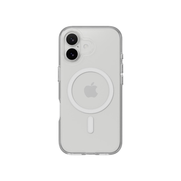 MAGEASY iPhone 17 - Bright M 不發黃軍規磁吸透明殼（支援MagSafe）- 透明/白磁圈