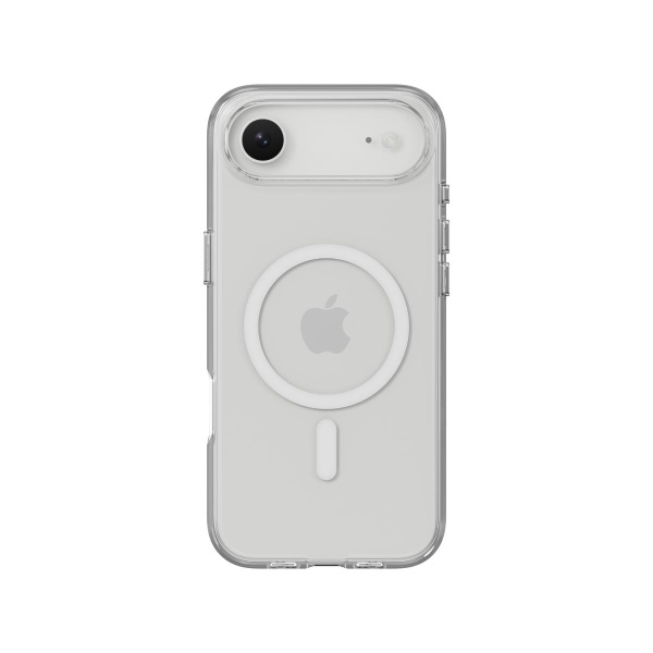 MAGEASY iPhone Air- Bright M 不發黃軍規磁吸透明殼（支援MagSafe）- 透明/白磁圈