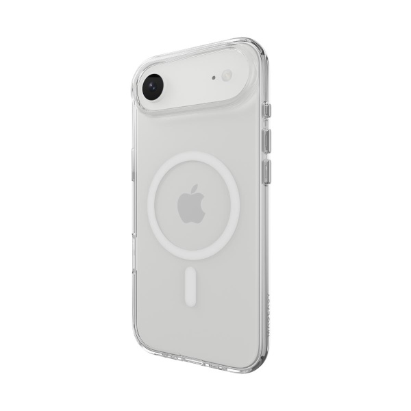 MAGEASY iPhone Air- Bright M 不發黃軍規磁吸透明殼（支援MagSafe）- 透明/白磁圈 - Image 2
