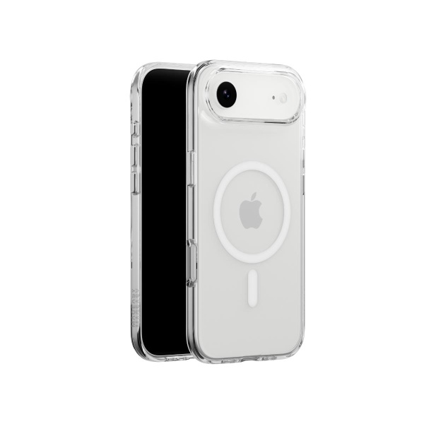 MAGEASY iPhone Air- Bright M 不發黃軍規磁吸透明殼（支援MagSafe）- 透明/白磁圈 - Image 3