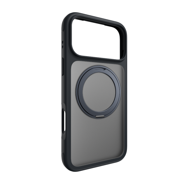 MAGEASY iPhone 17 Pro Max - MagStand 360 M 磁吸旋轉支架防摔手機殼（支援MagSafe）- 午夜 - Image 3