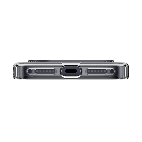 MAGEASY iPhone 17 Pro Max - Bright M 不發黃軍規磁吸透明殼（支援MagSafe）- 透明/午夜磁圈 - Image 5