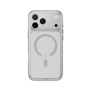 MAGEASY iPhone 17 Pro Max 8211 Bright M 不發黃軍規磁吸透明殼支援MagSafe- 透明迷霧磁圈