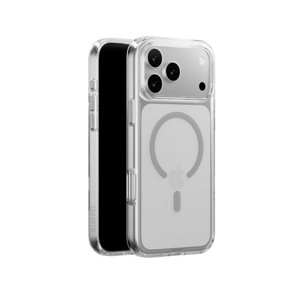 MAGEASY iPhone 17 Pro Max - Bright M 不發黃軍規磁吸透明殼（支援MagSafe）- 透明/迷霧磁圈 - Image 3