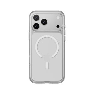 MAGEASY iPhone 17 Pro Max 8211  Bright M 不發黃軍規磁吸透明殼支援MagSafe- 透明白磁圈