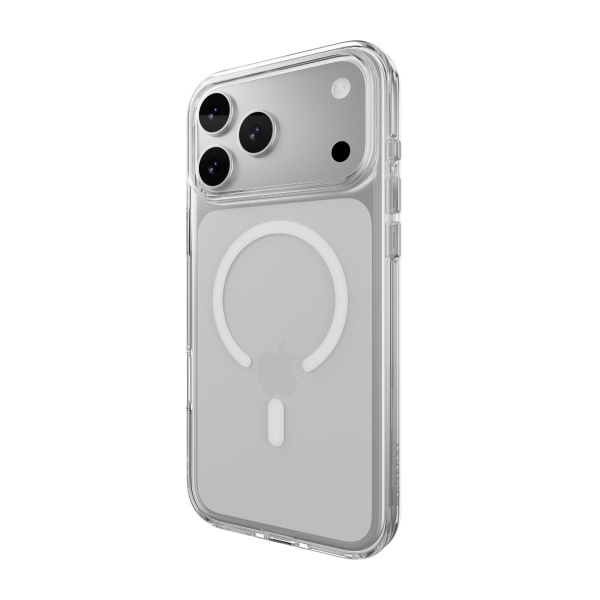 MAGEASY iPhone 17 Pro - Max Bright M 不發黃軍規磁吸透明殼（支援MagSafe）- 透明/白磁圈 - Image 7
