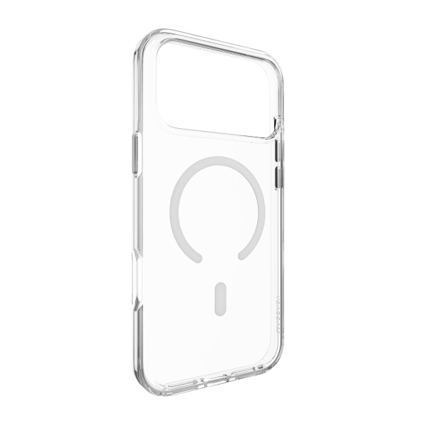 MAGEASY iPhone 17 Pro - Max Bright M 不發黃軍規磁吸透明殼（支援MagSafe）- 透明/白磁圈 - Image 6