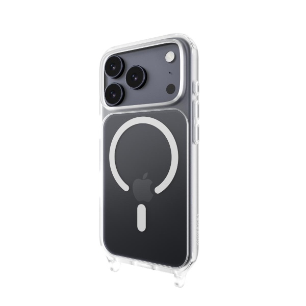 MAGEASY iPhone 17 Pro - Roam M 城市漫遊超軍規防摔掛繩手機殼（支援MagSafe）- 透明/沉穩黑 - Image 2
