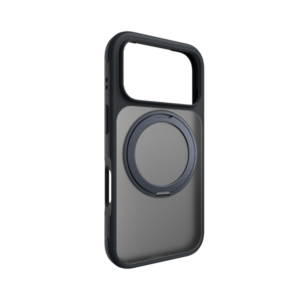 MAGEASY iPhone 17 Pro - MagStand 360 M 磁吸旋轉支架防摔手機殼（支援MagSafe）- 午夜 - Image 6
