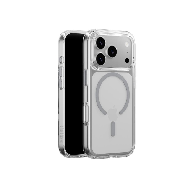 MAGEASY iPhone 17 Pro - Bright M 不發黃軍規磁吸透明殼（支援MagSafe）- 透明/迷霧磁圈 - Image 3