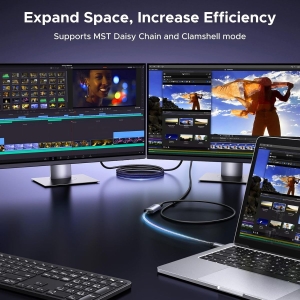 Ugreen 8K60Hz USB-C to DisplayPort 14 轉接線  CM654 15575