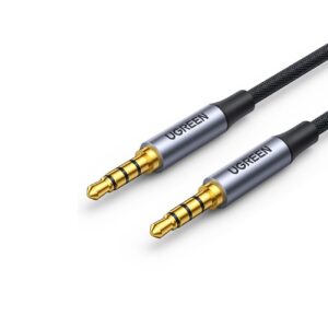 Ugreen AUX 35mm TRRS 麥克風音頻線 公-公 2米 黑色  AV183 20782