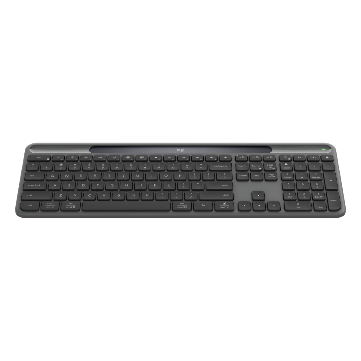 Logitech Signature Slim Solar wireless keyboard K980 光能藍牙鍵盤 自定AI 啟動按鍵 920-013765