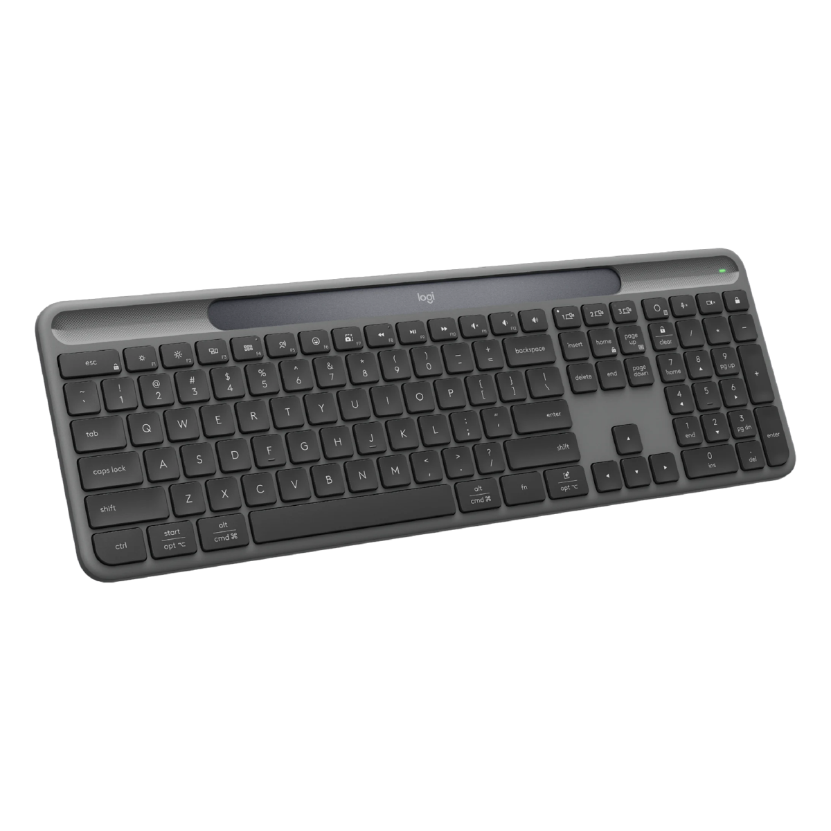Logitech Signature Slim Solar wireless keyboard K980 光能藍牙鍵盤 自定AI 啟動按鍵 920-013765