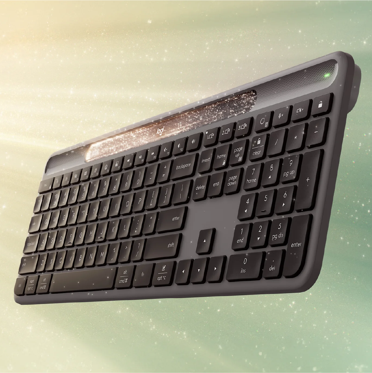 Logitech Signature Slim Solar wireless keyboard K980 光能藍牙鍵盤 自定AI 啟動按鍵 920-013765