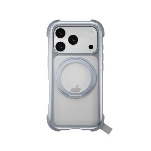 MAGEASY - iPhone 17 Pro - Odyssey Stand M 超軍規防摔磁吸支架手機殼（支援MagSafe）- 迷霧