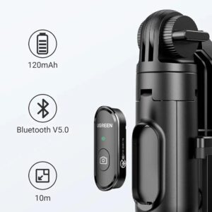 UGREEN 8211 3合1 相機三腳架 手機自拍棒 連藍牙遙控快門  可延伸至約 150cm  LP586 15062