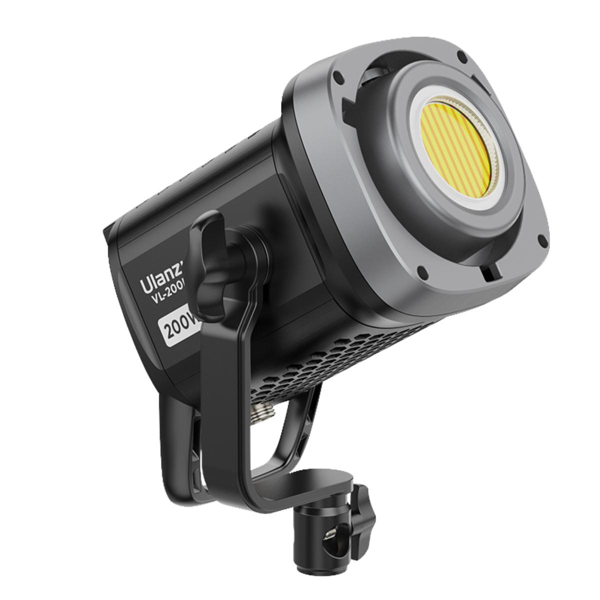ULANZI - VL200Bi 200W雙色溫攝影燈 - 主燈 | 手機遙控 | COB燈珠 | 2500-6500K | 8320-48300lux | 顯色指數CRI＞95 | 需另購電源轉接器 | 48981001-L079CNA1