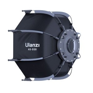 ULANZI 優籃子 AS-D30 Mini八角柔光箱 8211 30cm  MINI保榮卡口  柔和光效  48986001-L083GBB1