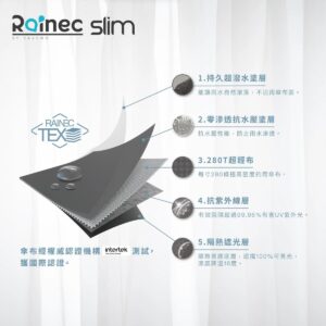 RAINEC 8211 Silm BY SAVEWO 超輕便摺疊雨傘晴雨兼用輕鬆駕馭皇家橄欖