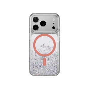 SwitchEasy Starfield M 星砂防摔手機殼 MagSafe for iPhone 1817 Pro 8211 透明珊瑚磁圈