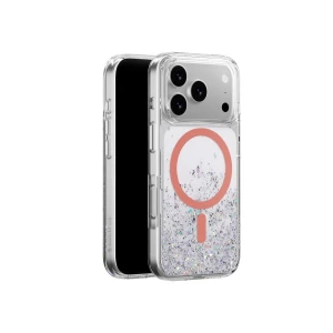 SwitchEasy Starfield M 星砂防摔手機殼 MagSafe for iPhone 1817 Pro 8211 透明珊瑚磁圈