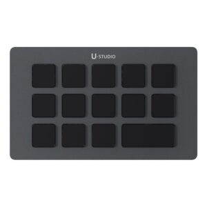 ULANZI 優籃子 D200H 7合1拓展塢桌面控制器 8211 黑色 全場景預設 個性化DIY 高效辦公AI大全 51642001-A044
