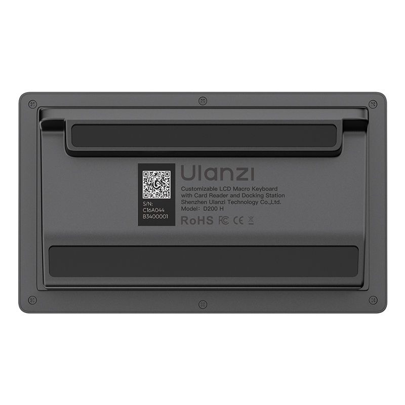 ULANZI 優籃子 D200H 7合1拓展塢桌面控制器 8211 黑色 全場景預設 個性化DIY 高效辦公AI大全 51642001-A044