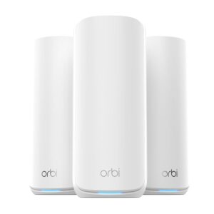 NETGEAR Orbi (RBE873) 三頻 BE21000 WiFi 7 Mesh 無線系統 (3件裝)
