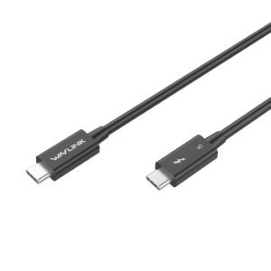 WAVLINK - Thunderbolt 5 連接線 240W PD 支持iPhone 16 Pro 80cm 支援 8K 影像 80 Gbps 資料傳輸 T5C8P 原裝行貨 三年保養