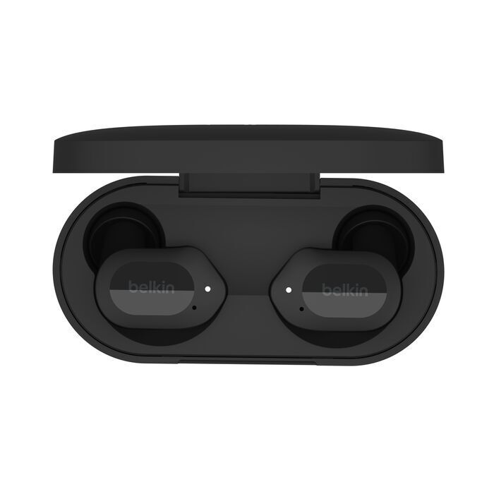 Belkin 8211 SOUNDFORM Play 真無線藍牙耳機 黑色  三種 EQ 預設  38 小時的高品質聆聽  IPX5 級防汗防濺水  AUC005BTBK