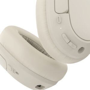 Belkin SOUNDFORM Isolate 頭戴式無線降噪耳機 沙色 舒適的 CloudCushion 材料 混合式主動降噪 BT54 AUD008-SA