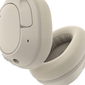 Belkin SOUNDFORM Isolate 頭戴式無線降噪耳機 沙色 舒適的 CloudCushion 材料 混合式主動降噪 BT54 AUD008-SA