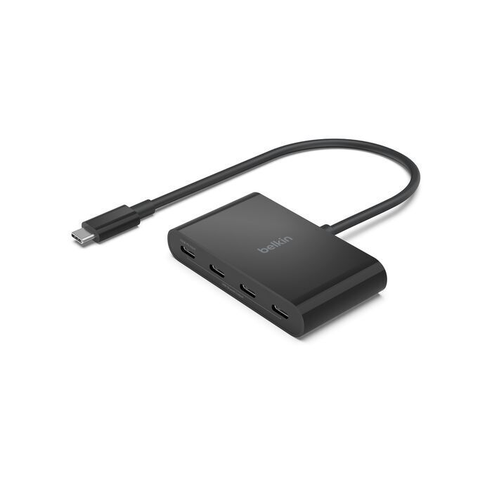 Belkin 8211 Connect USB-C 至 4 埠 USB-C 集線器  高達 10Gbps 的傳輸速度  AVC018BTBK