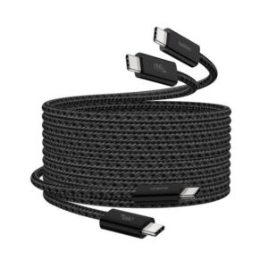 Belkin 8211 BOOSTCHARGE USB-C 至 USB-C 連接線 60W 2條裝  15m5 ft 黑色  CAB018QC05BK2PK