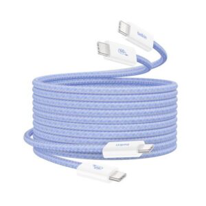 Belkin 8211 BOOSTCHARGE USB-C 至 USB-C 連接線 60W 2條裝   15m5 ft 藍色  CAB018QC05BL2PK