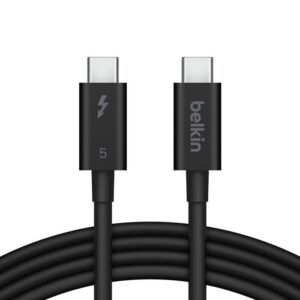 Belkin Connect Thunderbolt 5 數據線 240W  80Gbps  1M  INZ005QC1MBK