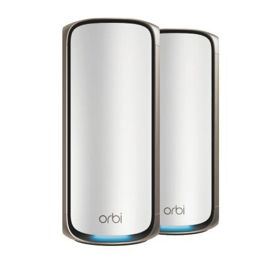 NETGEAR Orbi RBE972S 四頻 BE27000 WiFi 7 Mesh 無線系統 2件裝
