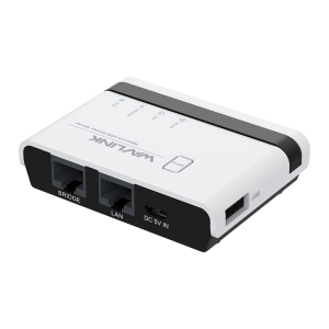 WAVLINK 8211 無線列印伺服器 USB WiFi 列印伺服器附 100Mbps LAN 與網橋 WL-NU516U1 原裝行貨 一年保養