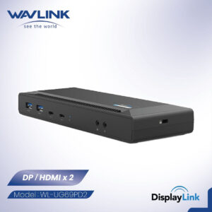 WAVLINK 8211 DisplayLink 多功能擴展器 5KDual 4K USB-C 100W PD HDMIDP 輸出 UG69PD2 Pro