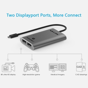 WAVLINK 8211 雙 4K 60Hz UTA21D 原裝行貨 一年保養