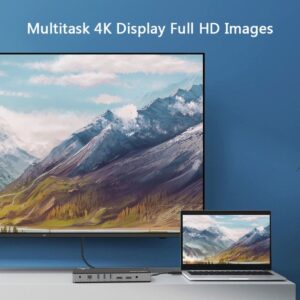 WAVLINK Thunderbolt 3 多功能擴展器 Dual 4K60Hz Display Port 60W PD USB UTD21 Fully Support MAC M5 CPU