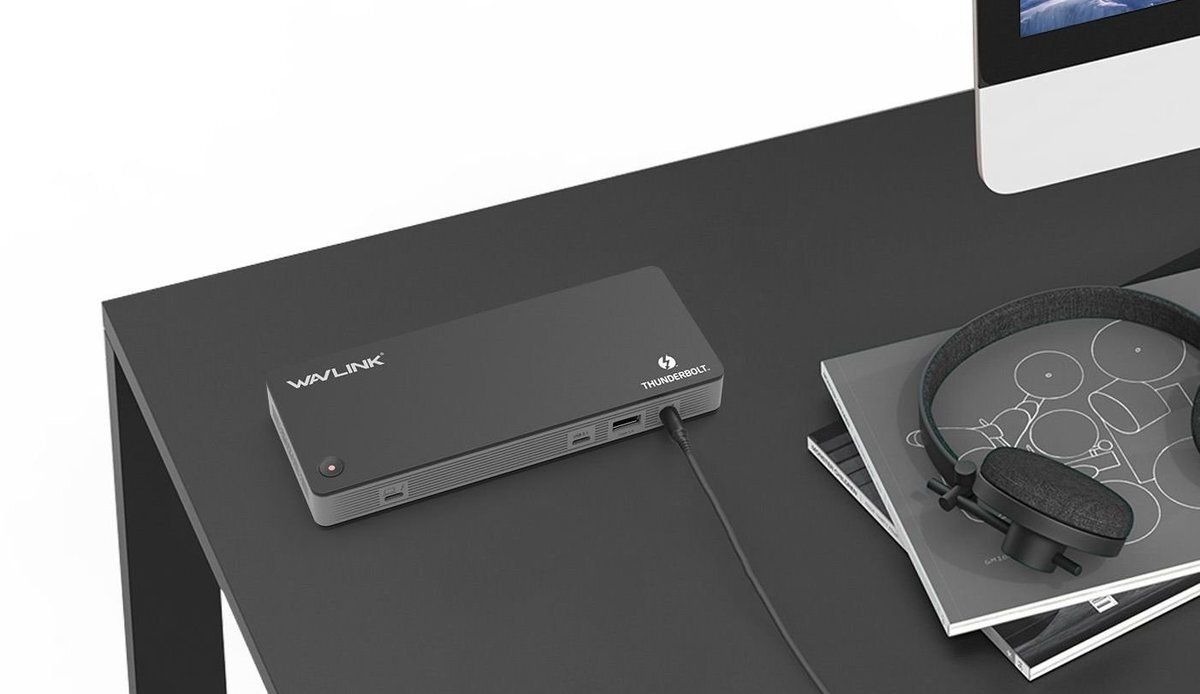WAVLINK Thunderbolt 3 多功能擴展器 Dual 4K60Hz Display Port 60W PD USB UTD21 Fully Support MAC M5 CPU