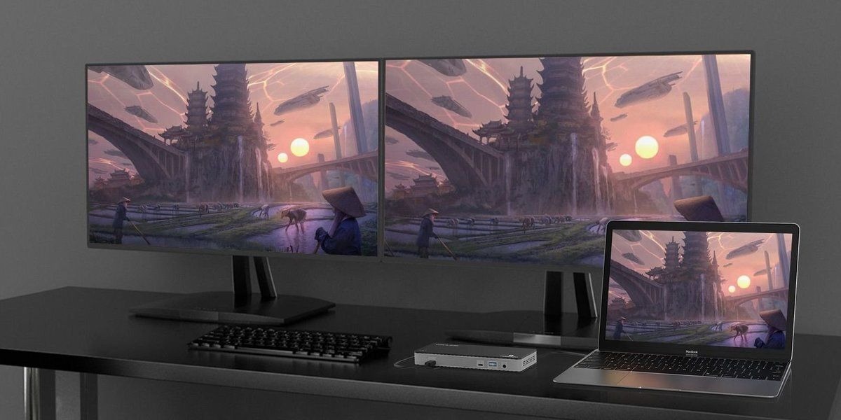 WAVLINK Thunderbolt 3 多功能擴展器 Dual 4K60Hz Display Port 60W PD USB UTD21 Fully Support MAC M5 CPU