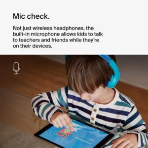 Belkin SOUNDFORM Mini 兒童專用 頭戴式 藍牙BT53 無線有線 兩用 內置麥克風 耳機 V3 USB-C Cable 8211 紫色AUD002FQPUV3