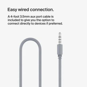 Belkin SOUNDFORM Mini 兒童專用 頭戴式 藍牙BT53 無線有線 兩用 內置麥克風 耳機 V3 USB-C Cable 8211 紫色AUD002FQPUV3