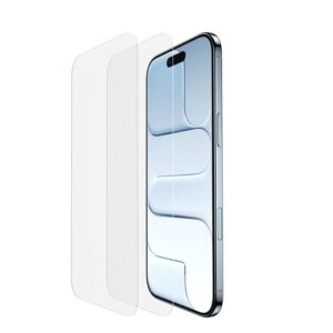 Belkin ScreenForce 強化玻璃螢幕保護貼 for iPhone 17 Air 2入包裝  一盒兩張 附送對位安裝托架  OVA225FQ